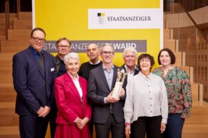 Platz 1 Bürgerbeteiligung, Stadt Sulz mit Bürgermeister Keucher und Mitarbeitenden